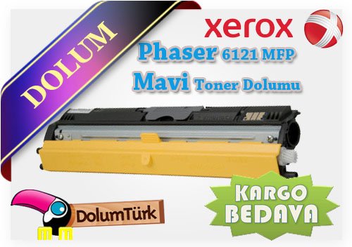 Xerox Phaser 6121 MFP Sarı Toner Dolumu 2.500 Sayfalık.