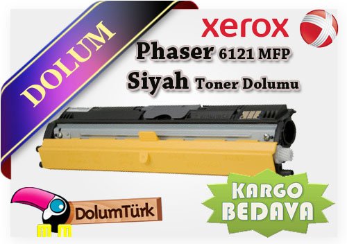 Xerox Phaser 6121 MFP Siyah Toner Dolumu 2.600 Sayfalık.