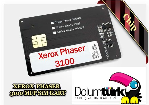 Xerox Phaser 3100 Mfp Sim Kart Çip