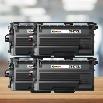 Brother TN3617XL 4'lü Avantaj Paket Muadil Toner / MFCL6910DN / MFCL5715DW / MFCL6710DW / MFCL5710DW / HL-L6410DN / HL-L6210DW / HL-L5210DW / HL-L5210DN / DCP-L5510DN