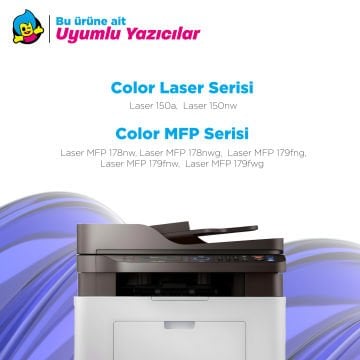 Hp 117A W2073A Kırmızı Muadil Toner ÇİPLİ / Hp 150a / 150nw / 178nw / 179fnw