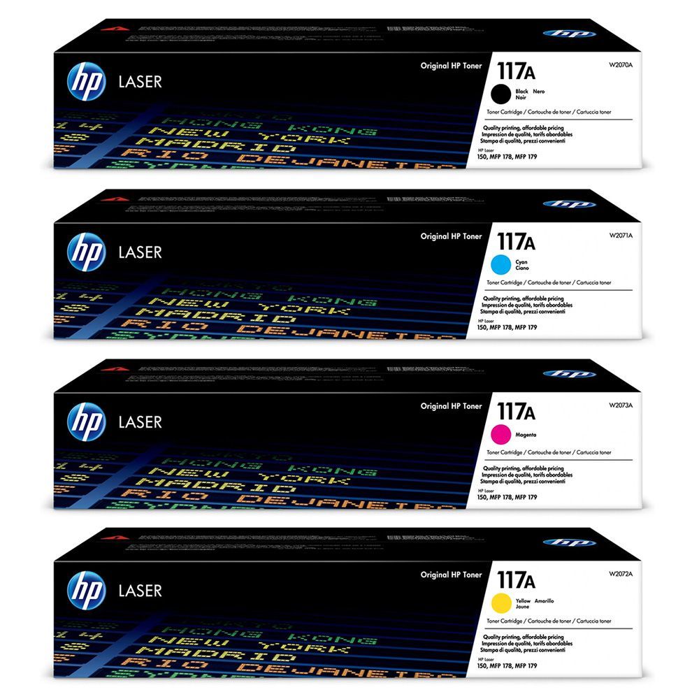 Hp 117A Orjinal Toner Set Avantaj Paket / Hp 150a / 150nw / 178nw / 179fnw W2070A