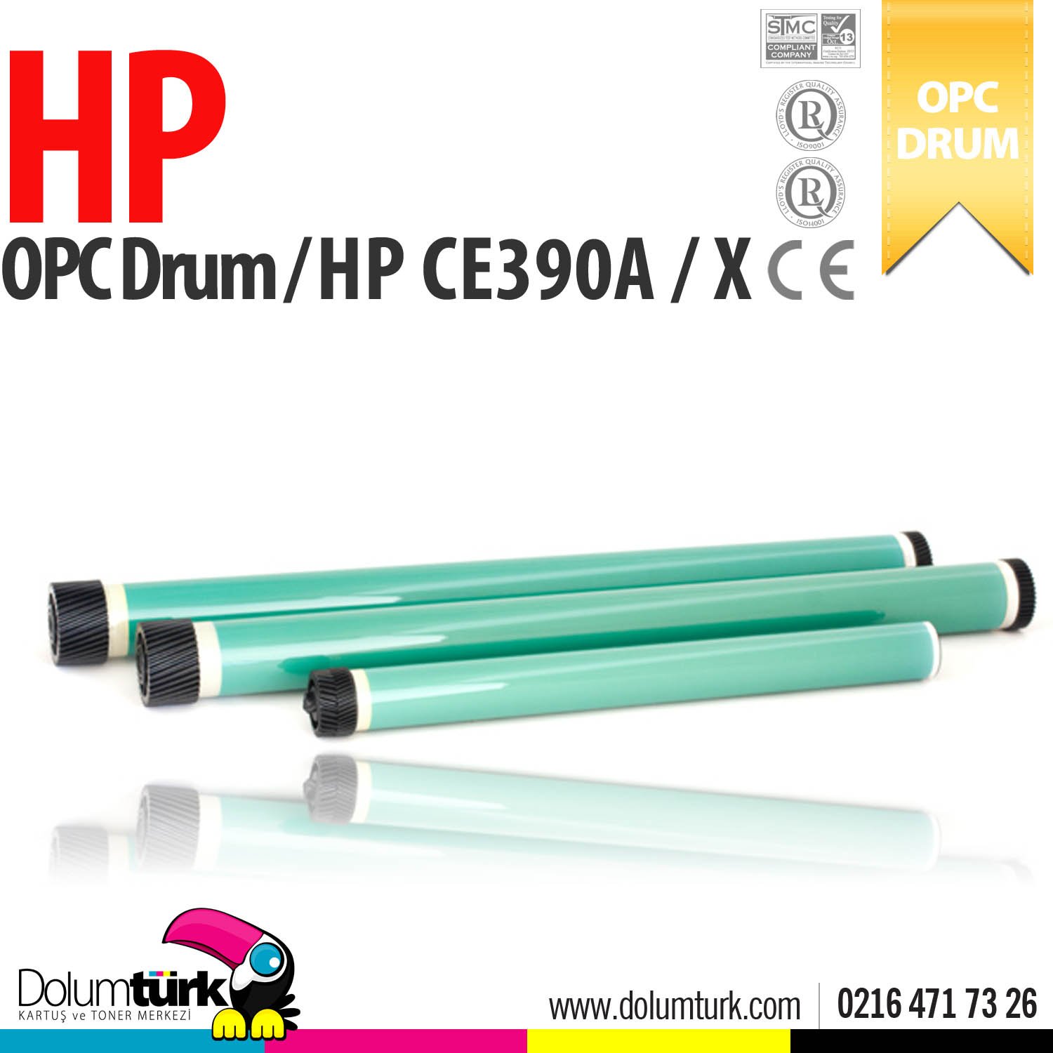 Hp CE390A OPC Drum, Hp M600 / M603 / M601 / M602 / M4555 Opc Drum