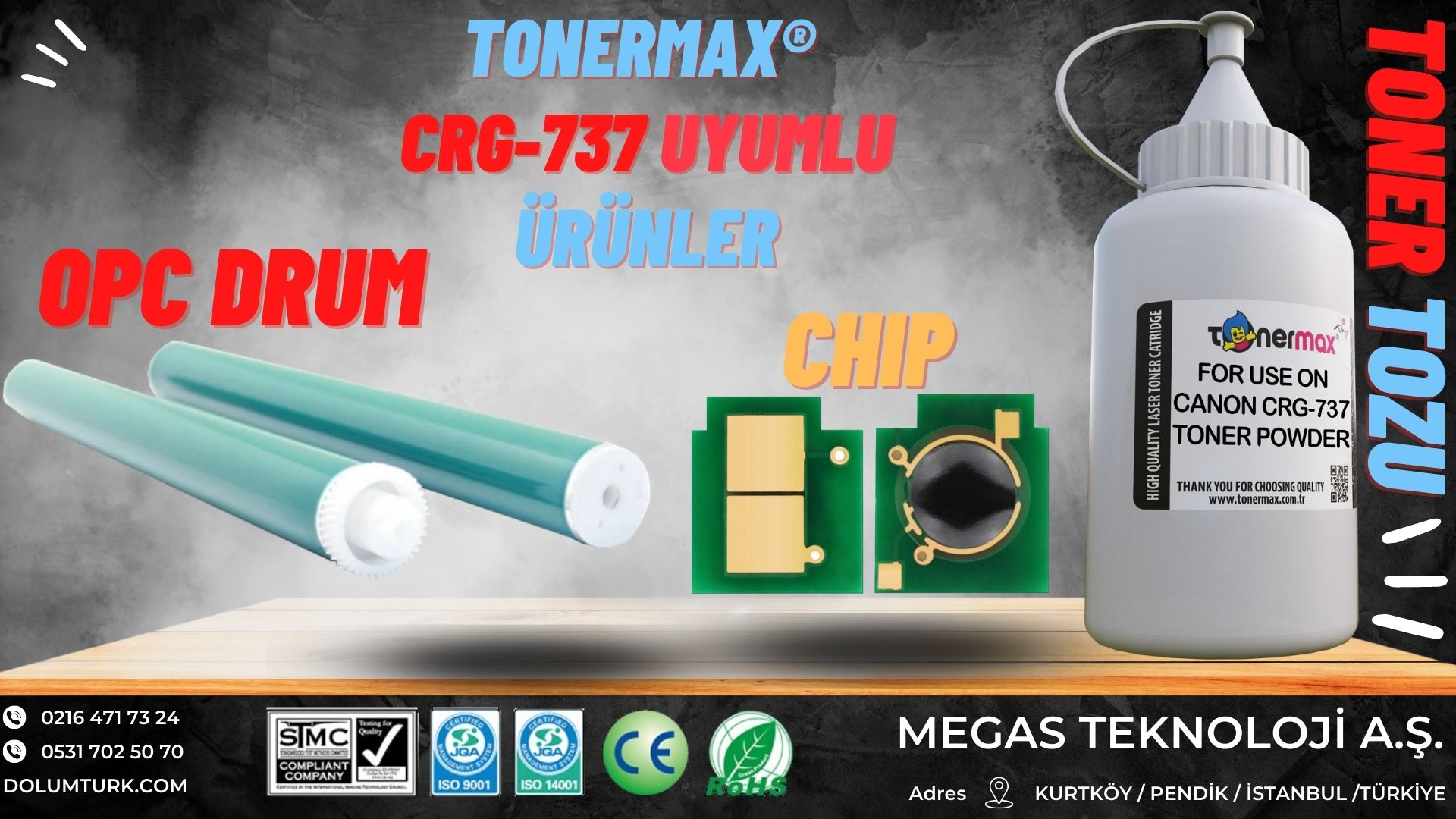 CANON CRG-737 MUADİL TONER