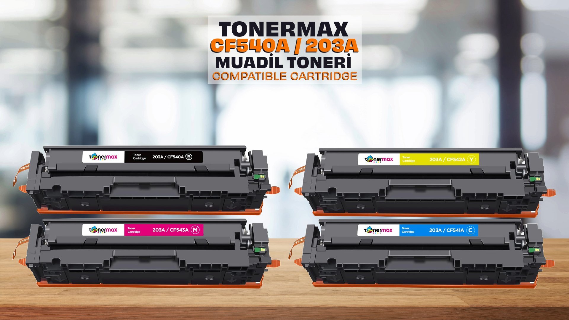 Hp 203A Muadil Toner Set / Pro M254 / M280 / M281 / CF540A