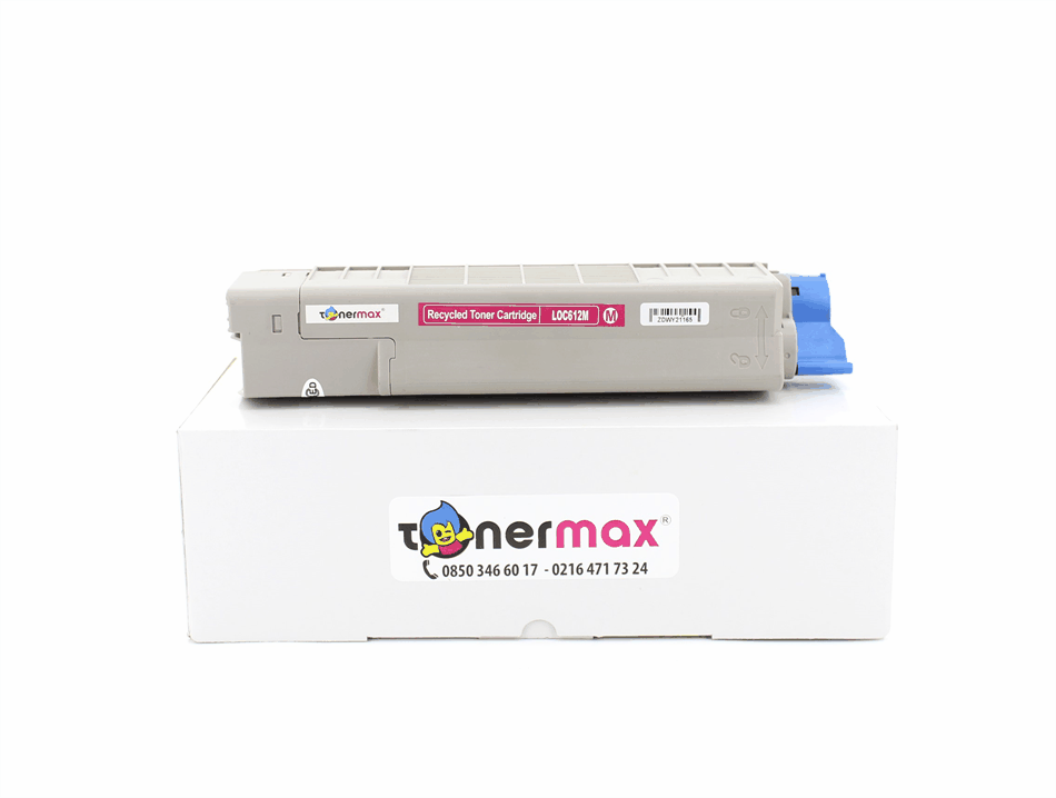 Oki C612 465075178 Kırmızı Muadil Toner