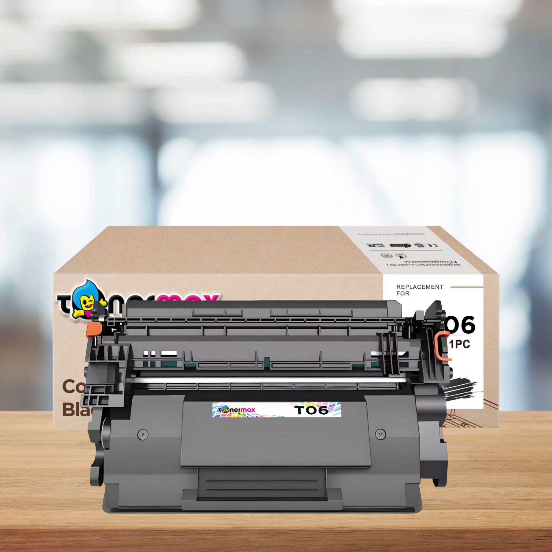 Tonermax Canon T06 Muadil Toner Çipsiz - Ön Görünüm