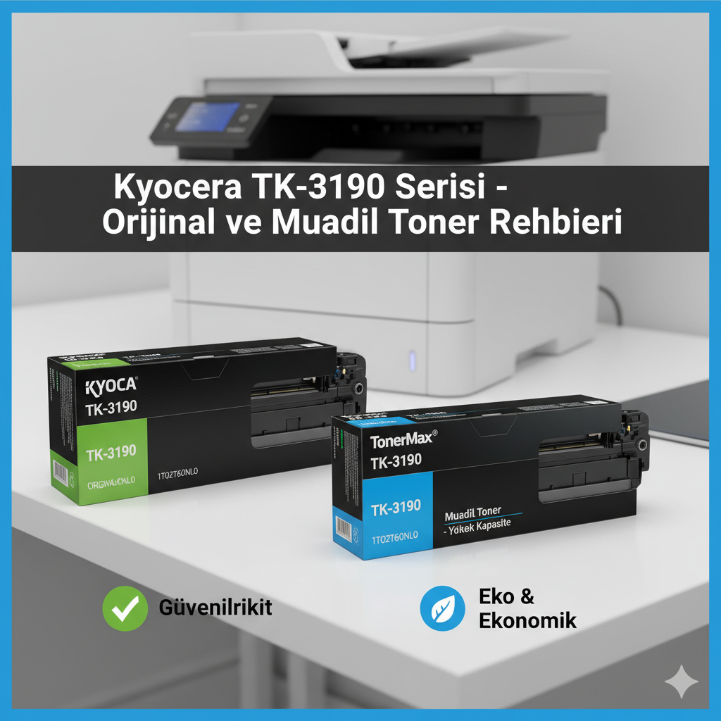 Kyocera TK-3190 serisi Orijinal ve Muadil Toner Rehber