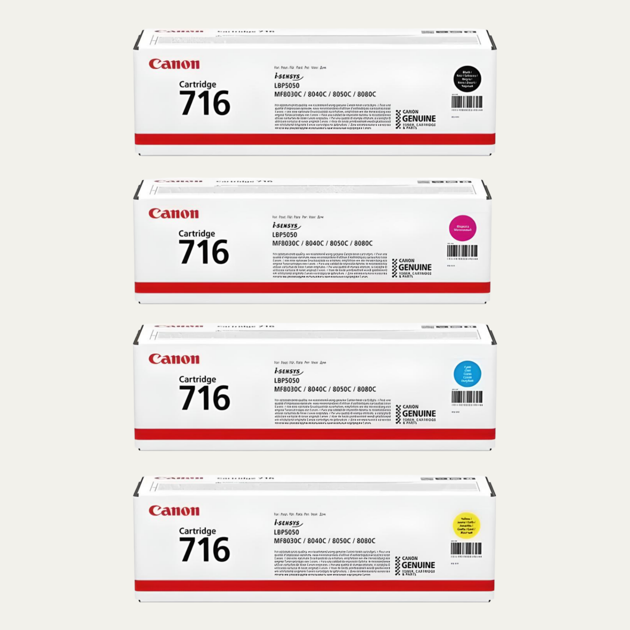 Canon CRG-716  Serisi Orjinal ve Muadil toner Rehber