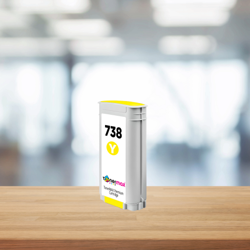 Hp 738 (4J0N7A) Sarı (Yellow) 130ml Muadil Kartuş