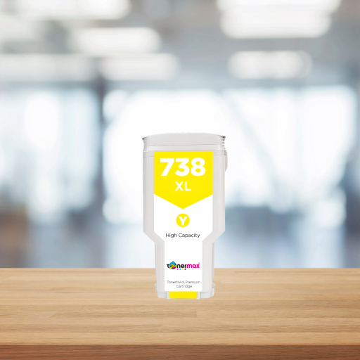 Hp 738 XL (676M8A) Sarı 300ml Muadil Kartuş Yüksek Kapasite