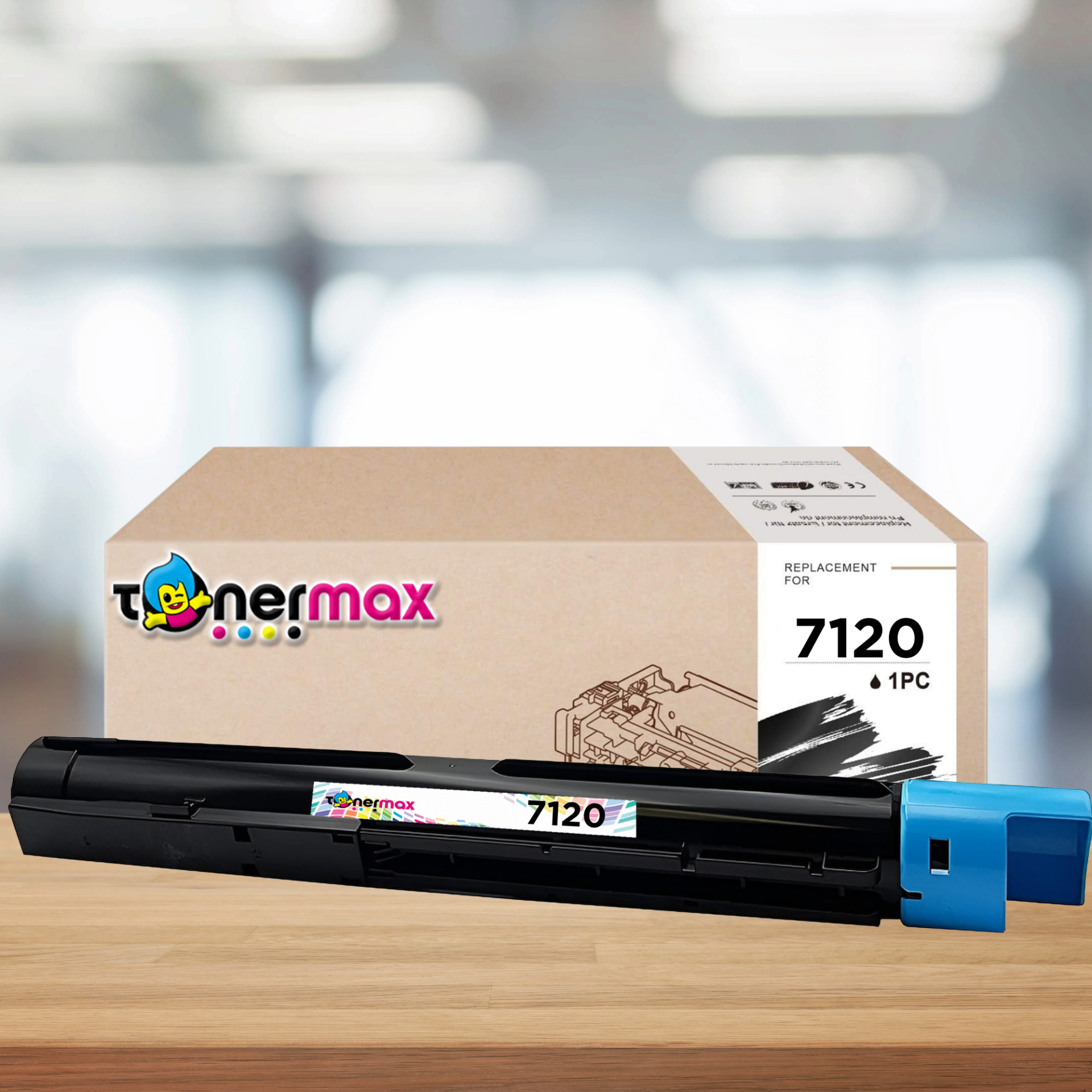 Xerox WorkCentre 7120 Mavi Muadil Toner / 7125 / 7220 / 7225