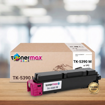 Kyocera TK-5390 Muadil Toner Kırmızı - Çipli / ECOSYS PA4500cx