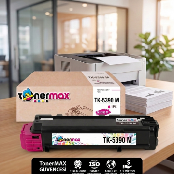 Kyocera TK-5390 Muadil Toner Kırmızı - Çipli / ECOSYS PA4500cx