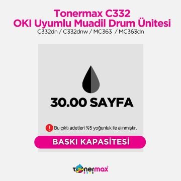 Oki C332 / MC363 Muadil Drum Ünitesi