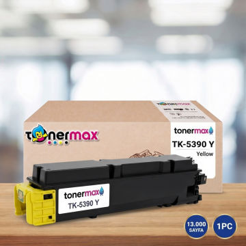 Kyocera TK-5390 Muadil Toner Sarı - Çipli / ECOSYS PA4500cx