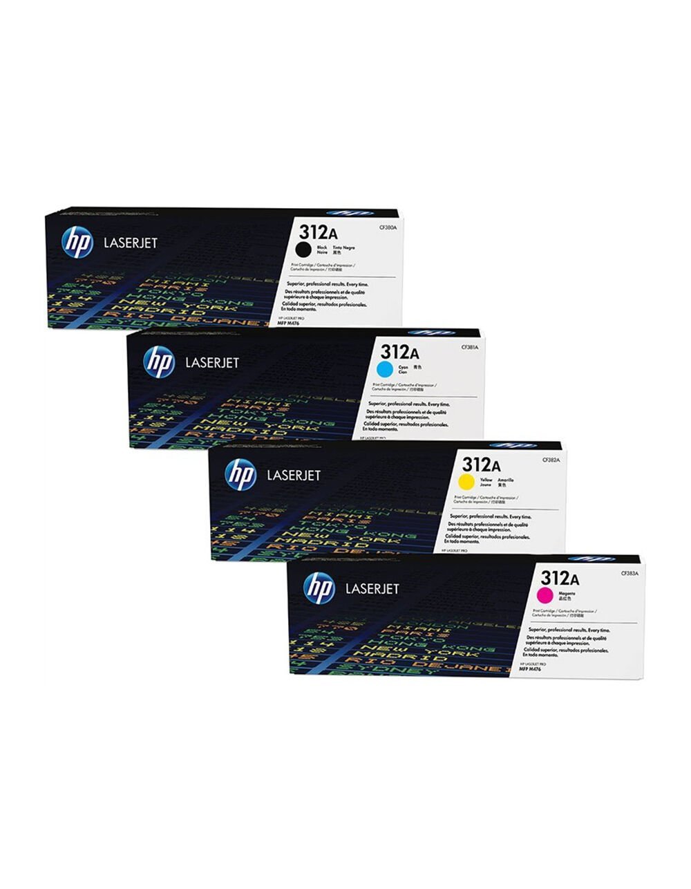 HP 312A Muadil Toner Set