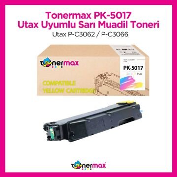 Utax PK-5017 Muadil Toner Sarı/ Utax P-C3062 / P-C3066