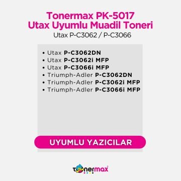 Utax PK-5017 Muadil Toner Sarı/ Utax P-C3062 / P-C3066