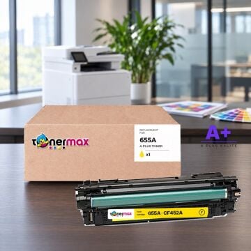 Hp 655A CF452A Sarı Muadil Toner A Plus / Color LaserJet Enterprise M652 / M653 / MFP M681 / M682