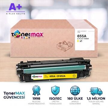 Hp 655A CF452A Sarı Muadil Toner A Plus / Color LaserJet Enterprise M652 / M653 / MFP M681 / M682