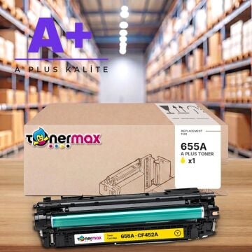 Hp 655A CF452A Sarı Muadil Toner A Plus / Color LaserJet Enterprise M652 / M653 / MFP M681 / M682