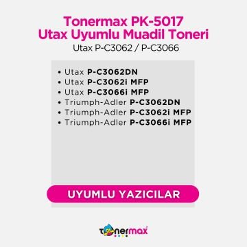 Utax PK-5017 Muadil Toner Mavi/ Utax P-C3062 / P-C3066