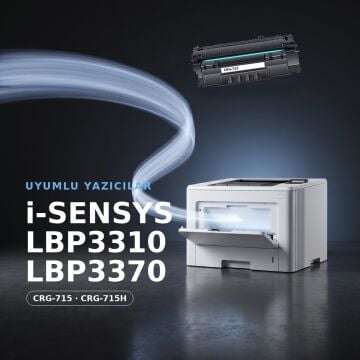 Canon CRG-715 Muadil Toner 2'li Paket / LBP3310 / LBP3370