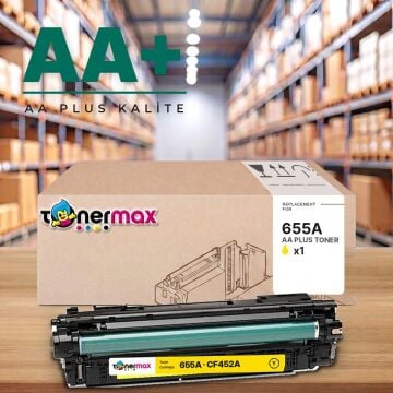 Hp 655A CF452A Sarı Muadil Toner AA Plus / Color LaserJet Enterprise M652 / M653 / MFP M681 / M682