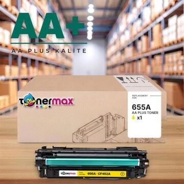 Hp 655A CF452A Sarı Muadil Toner AA Plus / Color LaserJet Enterprise M652 / M653 / MFP M681 / M682