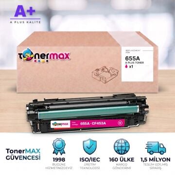 Hp 655A CF453A Kırmızı Muadil Toner A Plus / Color LaserJet Enterprise M652 / M653 / MFP M681 / M682