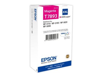 Epson 78XXL / T7893 /Workforce Pro WF-/WF-5190DW /WF-5620DWF /WF-5690DWF Kırmızı Orjinal Kartuş