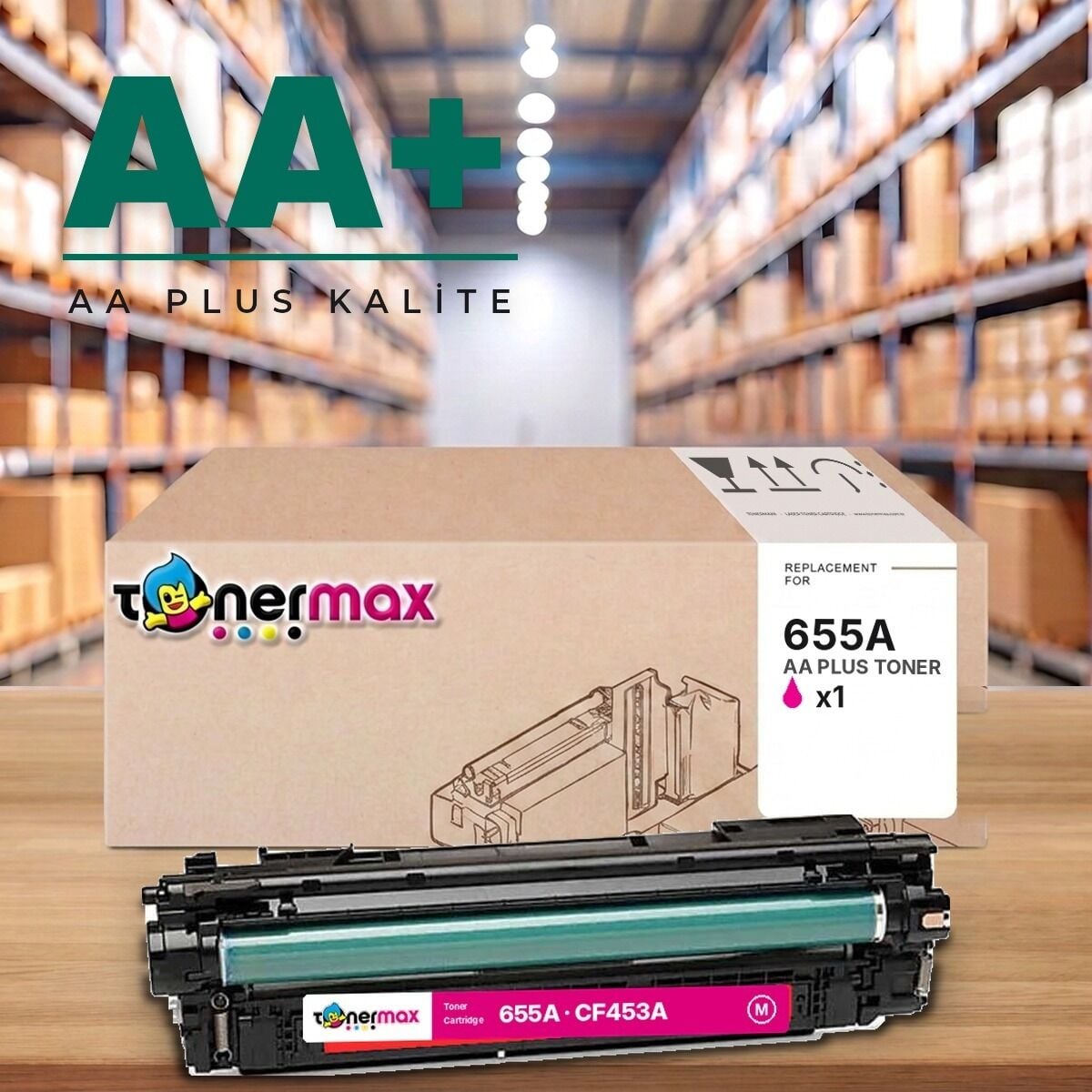 TonerMAX® 655A Kırmızı Muadil Toner — AA Plus