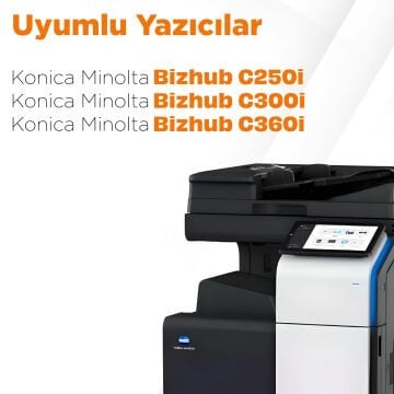 Konica Minolta TN-328 Muadil Toner Set / Bizhub C250i / C300i  / C360i