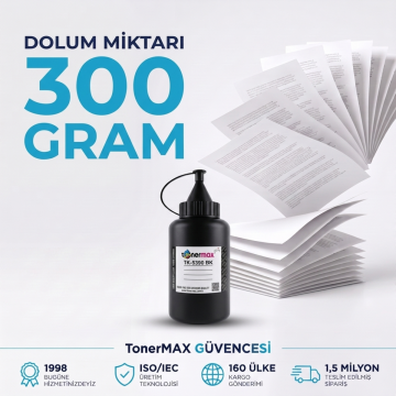 Kyocera TK-5390 Toner Tozu Siyah 300gr / ECOSYS PA4500cx
