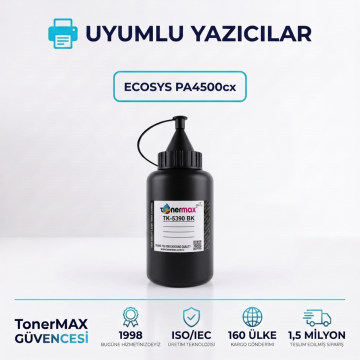 Kyocera TK-5390 Toner Tozu Siyah 300gr / ECOSYS PA4500cx