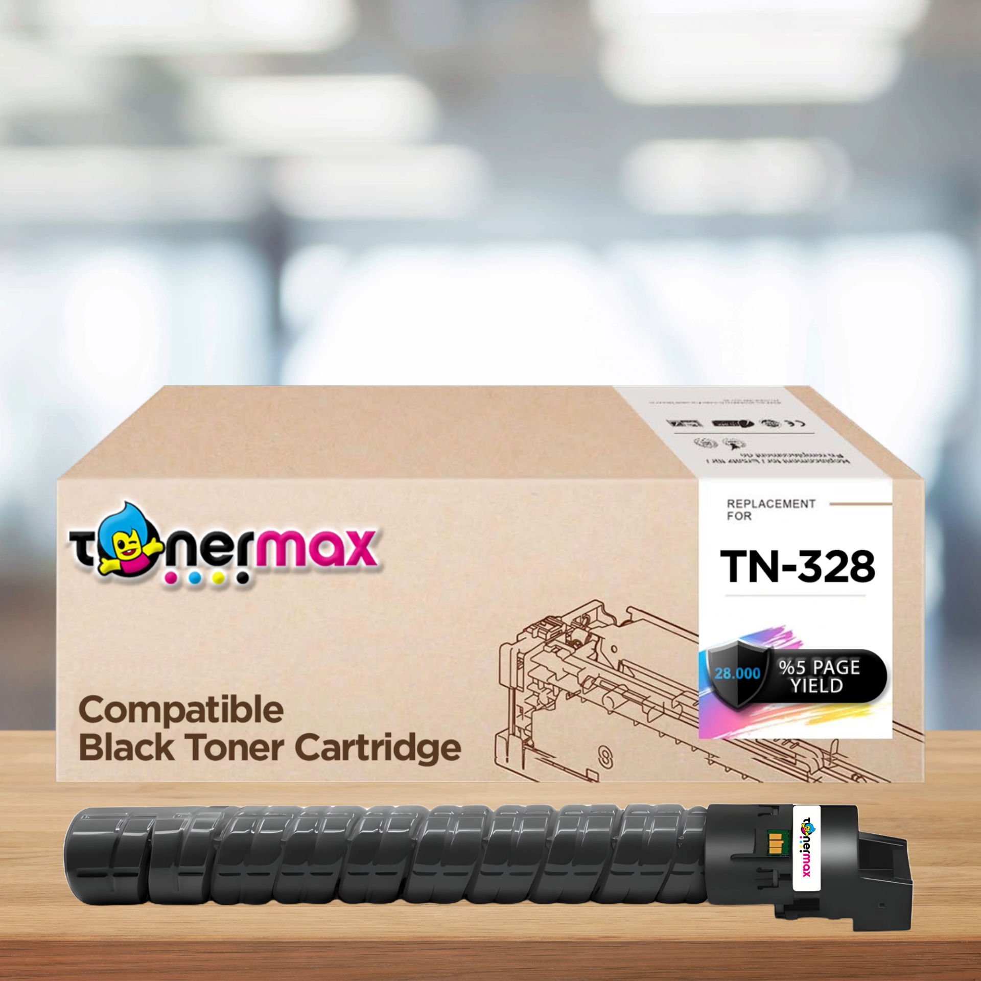 Konica Minolta Uyumlu Tonermax TN-328 Muadil Toner Siyah/ Bizhub C250i / C300i  / C360i