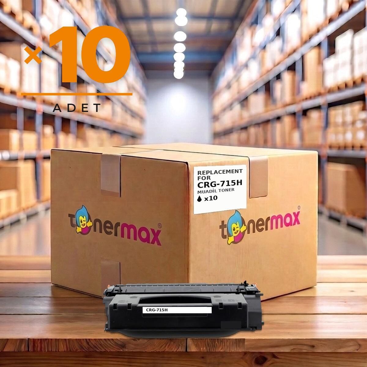TonerMAX® CRG715H Canon i-SENSYS LBP3310 Uyumlu Muadil Toner - 7.000 Sayfa