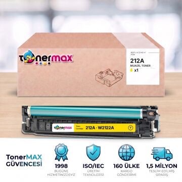 Hp 212A W2122A Sarı Muadil Toner - Çipli / Color LaserJet Enterprise M554 / M555 / MFP M578