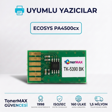 Kyocera TK-5390 Toner Çipi Siyah / ECOSYS PA4500cx