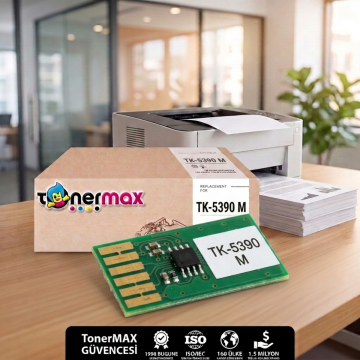 Kyocera TK-5390 Toner Çipi Kırmızı / ECOSYS PA4500cx