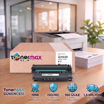 HP Q7553A / M2727 / P2014 / P2015 Muadil Toneri - Ekonomik