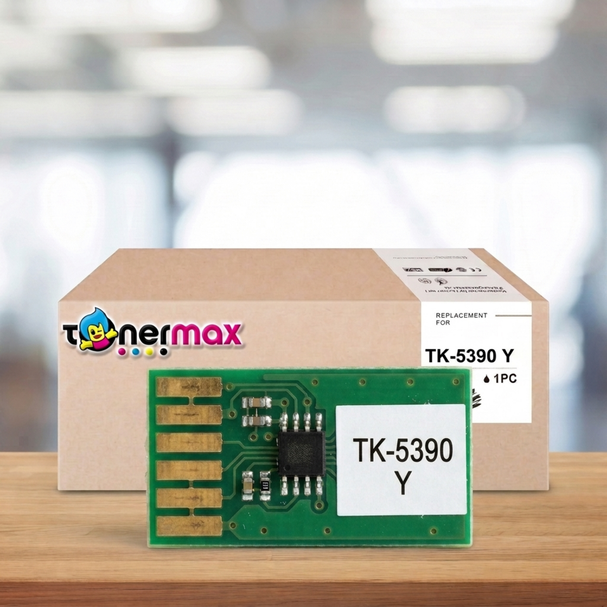 TonerMAX® CTKTK5390Y — TK-5390 Sarı Toner Çipi