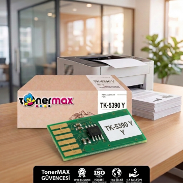 Kyocera TK-5390 Toner Çipi Sarı / ECOSYS PA4500cx