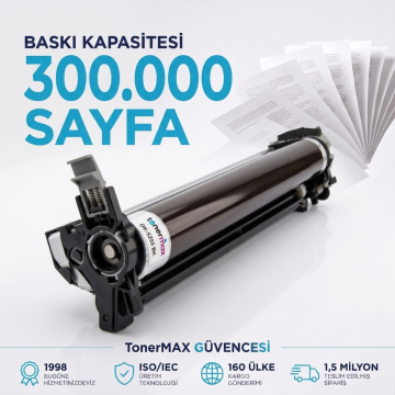 Kyocera DK-5250 Muadil Drum Ünitesi Siyah / ECOSYS PA4500cx