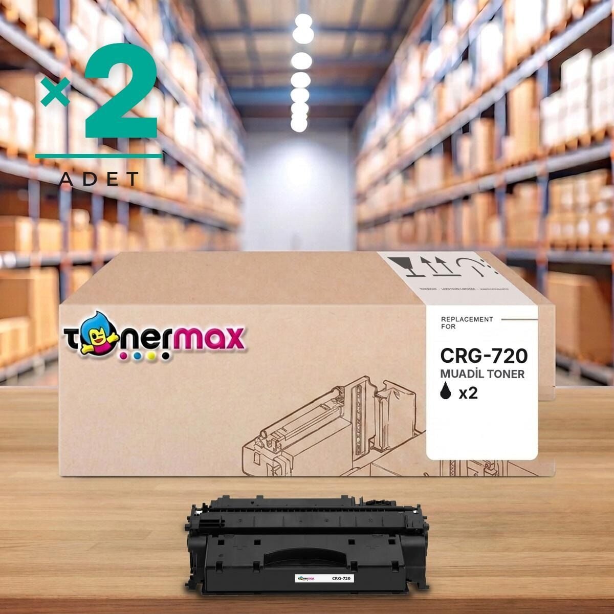 Canon CRG-720 Muadil Toner 2'li Paket / MF6680