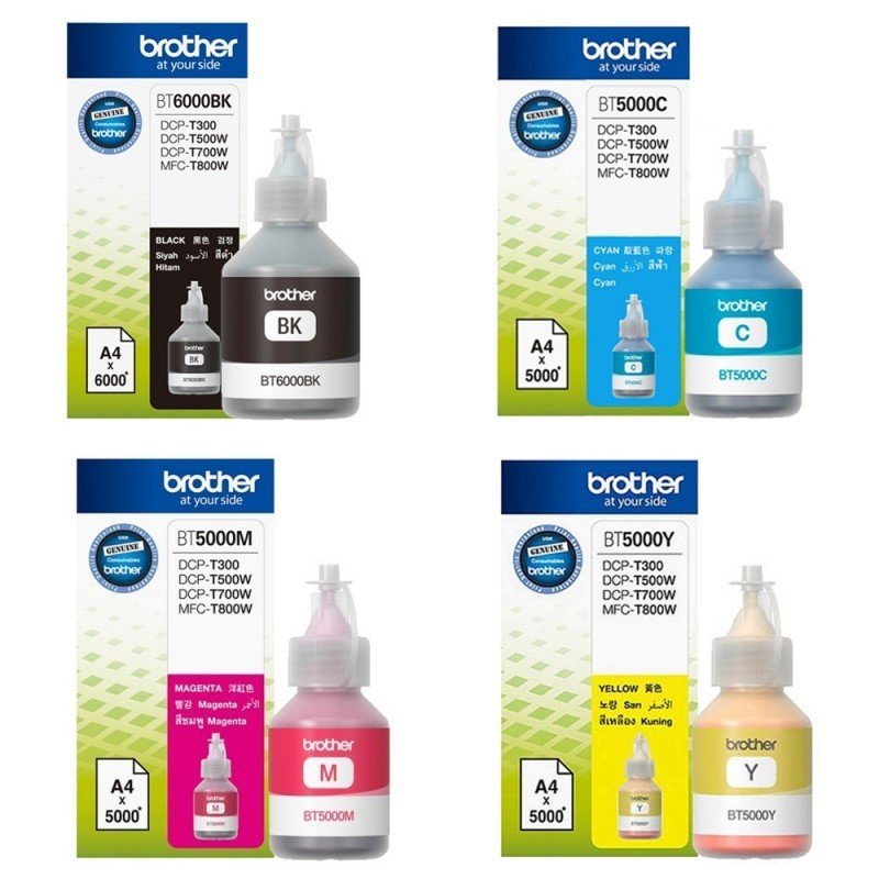 Brother BT-6000 / BT-5000 Orjinal Mürekkep Takım/DCP-T300 DCP-T500W DCP-T700W MFC-T800W / MFC-910