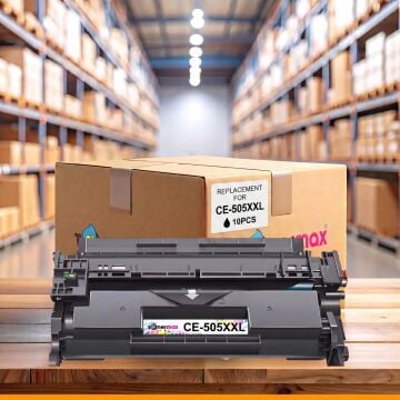 HP CE505XXL / P2050 / P2055 Muadil Toneri - 10'lu Paket
