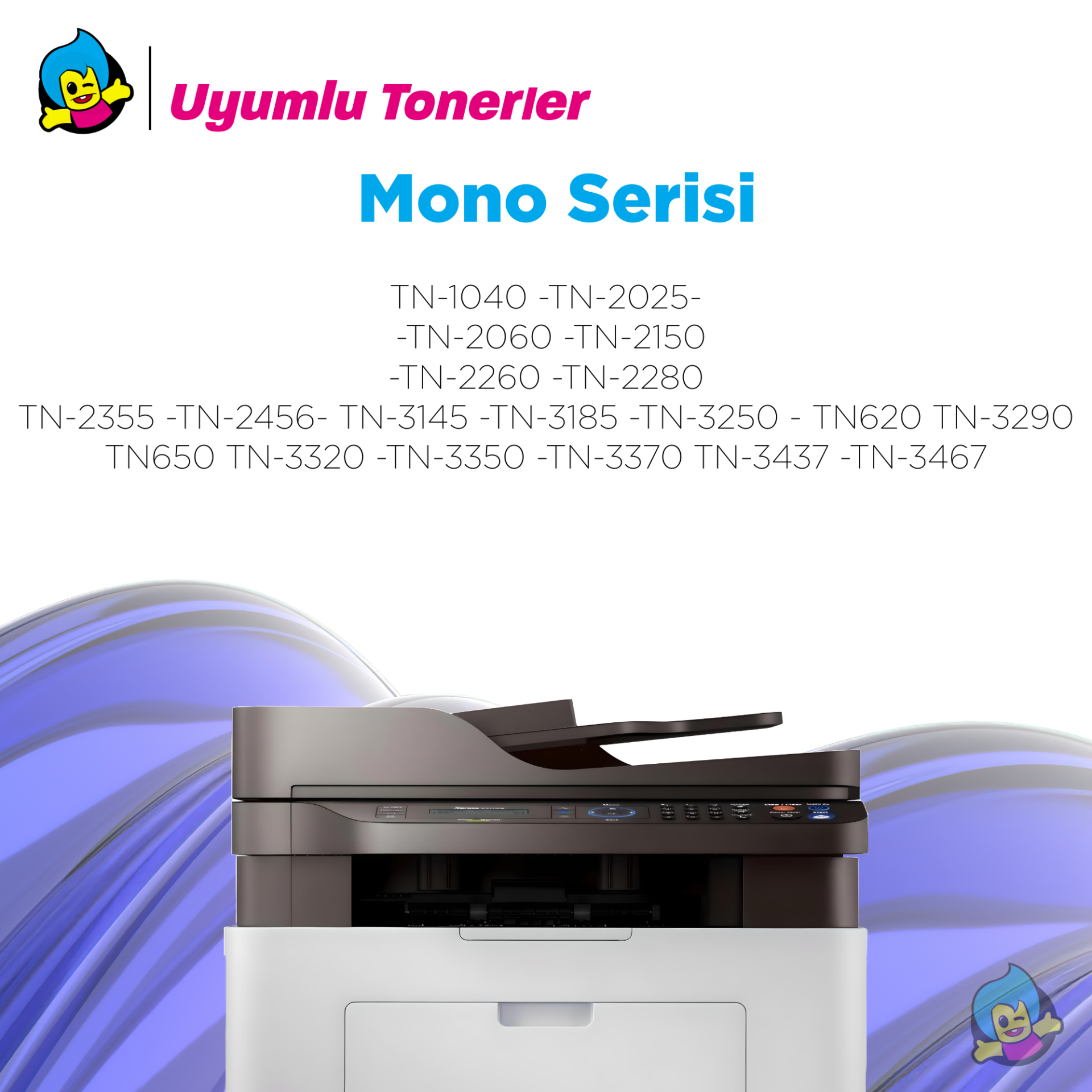 Tüm Brother Modelleriyle Uyumlu Liste