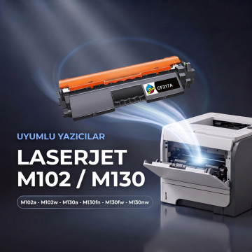 Hp CF217A Muadil Toneri 20'li Paket 1 Koli / M102 / M130